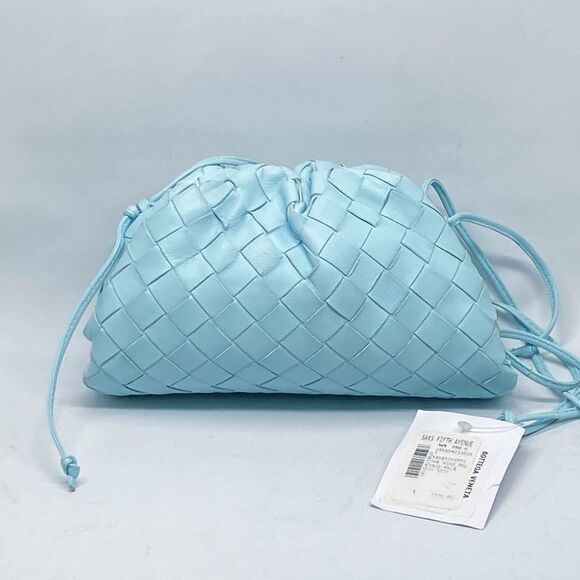 Bottega Veneta Pouch Mini Intrecciato leather clutch - Picture 1 of 14